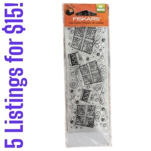 Fiskars Happy Birthday Presents ‘gifts galore’ clear stamps new in packaging